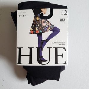 Hue Super Opaque Tights Black 2
